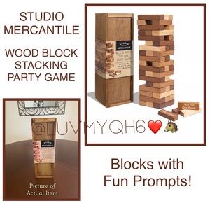 Studio Mercantile Block Stacking Game Set